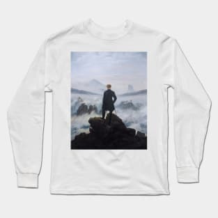 Wanderer above the Sea of Fog - Caspar David Friedrich Long Sleeve T-Shirt